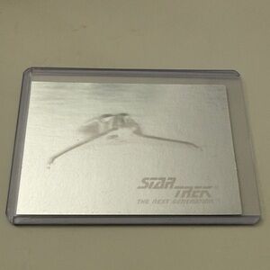 1992 Impel Star Trek TNG Hologram Card Klingon Bird of Prey #01H